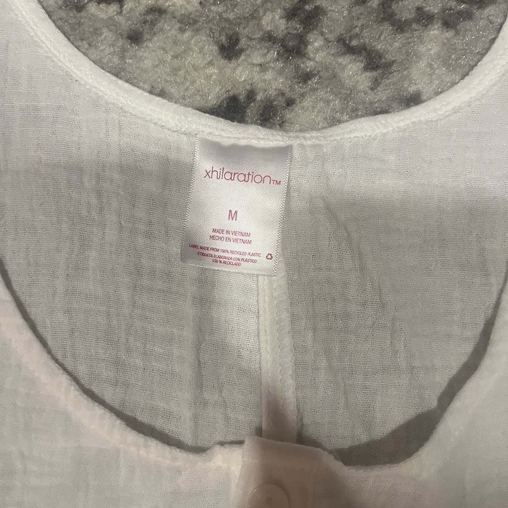 Xhilaration White Linen Romper